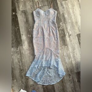 Jarlo lace blue dress